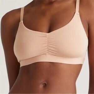 🐵 NWT Quince Micromodal Ruched Bralette 2-pack